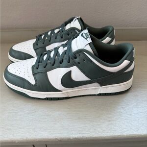 Nike Dunks - Dark Green and White - Men’s Size 13